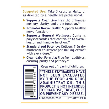 Premier Research Labs Lion's Mane