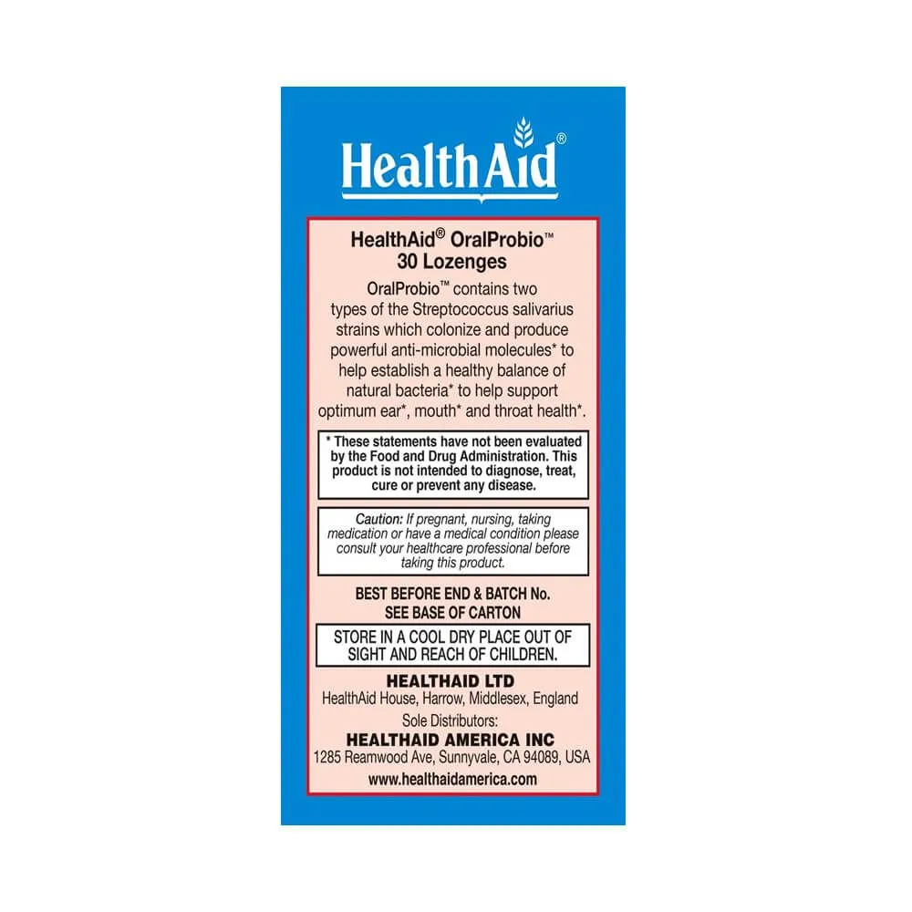 HealthAid Oral Probio Lozenges