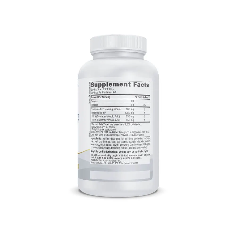 Nordic Naturals Pro Omega® CoQ10 Soft Gels