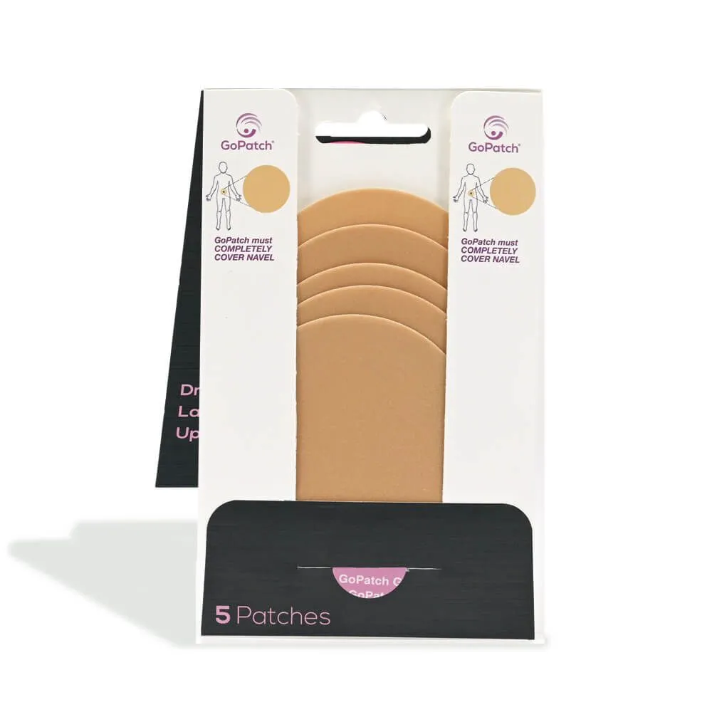 GoPatch Menstrual Cramps Natural Relief Homeopathic Patch Pack of 5