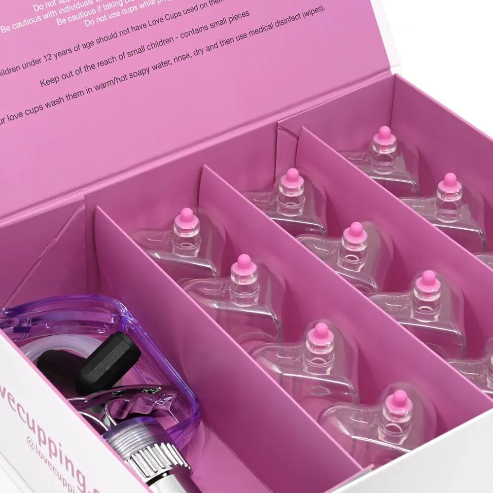 Love Cupping - Air Love Cups, 12 Piece Set