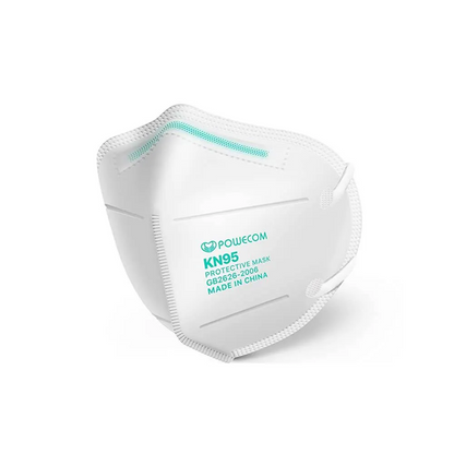 Powecom KN95 Respirator Mask - White - Pack of 10