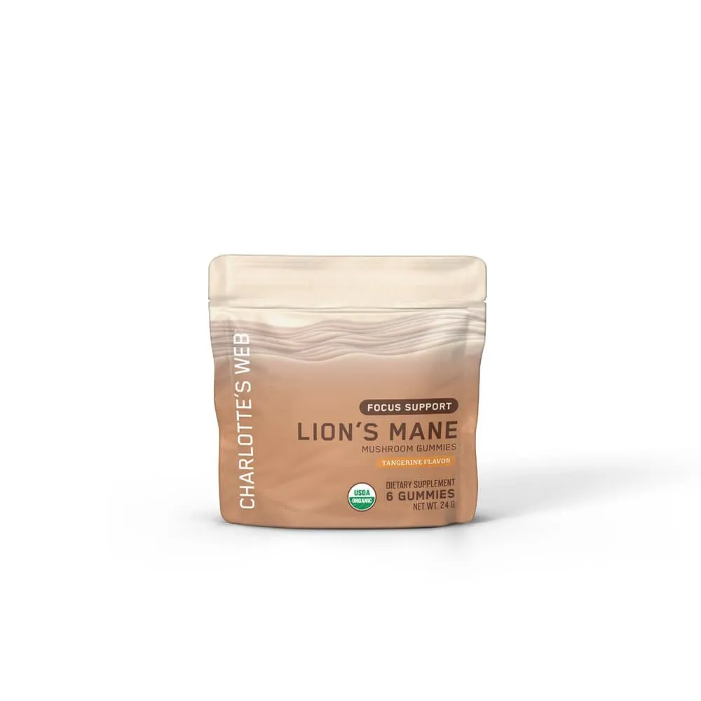 Charlotte's Web™ Lion's Mane Focus Support Mushroom Gummies