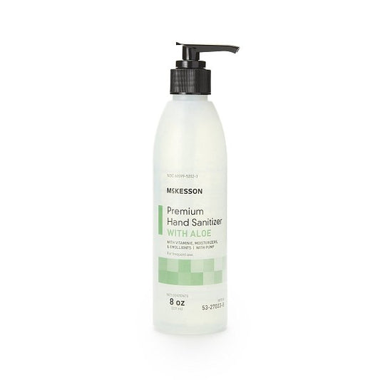Hand Sanitizer with Aloe, 8 oz Pump