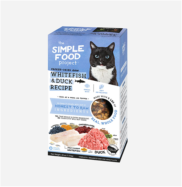 Cat - Whitefish & Duck Recipe, 1.5lbs