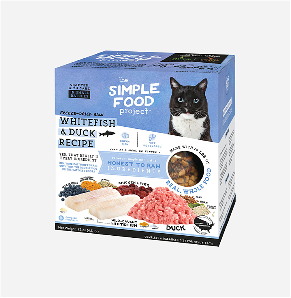 Cat - Whitefish & Duck Recipe, 4.5lbs