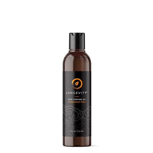 Longevity Organic Facial Cupping Oil, 4oz - Unscented