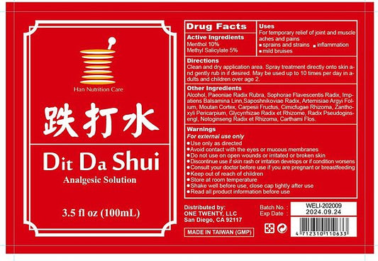 Dit Da Shui Analgesic Topical - Image 2
