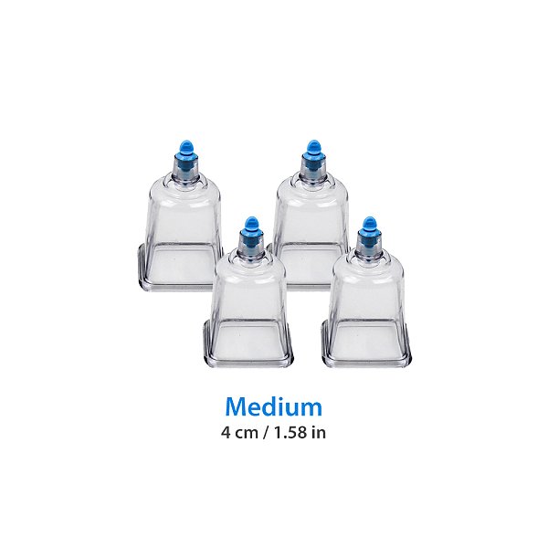 Fascia Buddy Square Cup - Medium, set of 4
