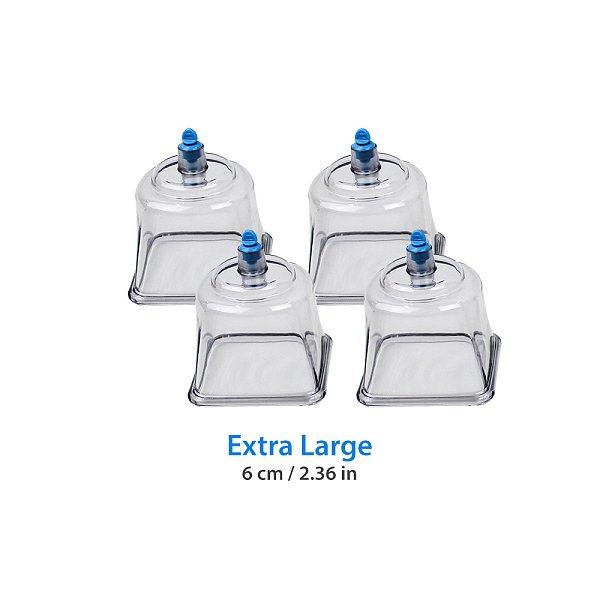 Fascia Buddy Square Cup - Extra Large, set of 4
