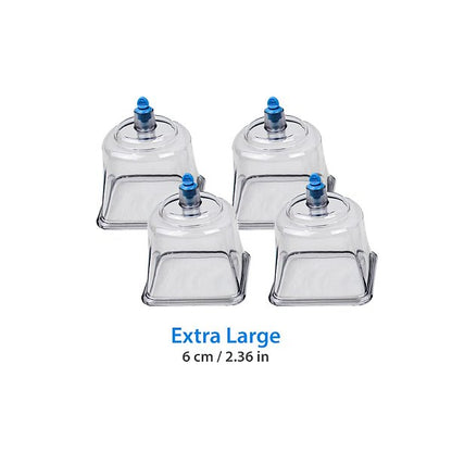 Fascia Buddy Square Cup - Extra Large, set of 4