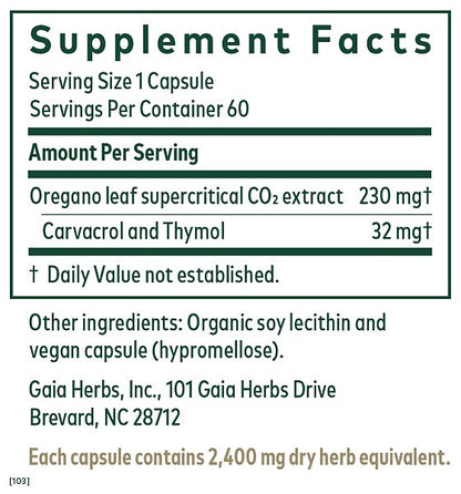 Oil of Oregano Phyto-caps, 60ct - Image 2