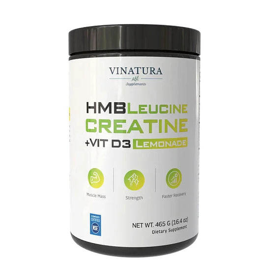 HMB Leucine Creatine Powder - Lemonade, 465g