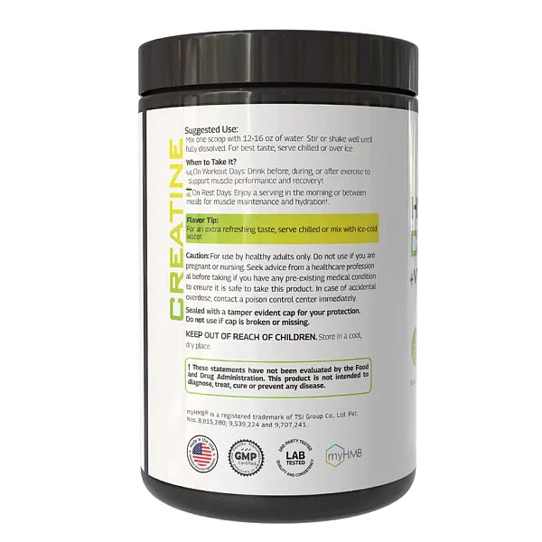 HMB Leucine Creatine Powder - Lemonade, 465g - Image 3