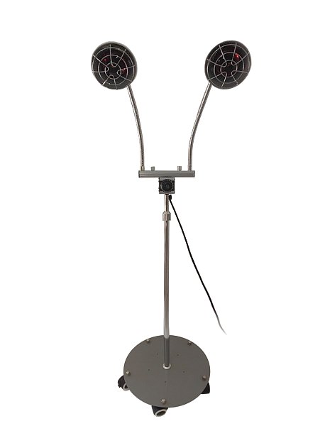 IRed Max Dual Head Red-Infrared Heat Lamp with 150w Bulbs - Image 2
