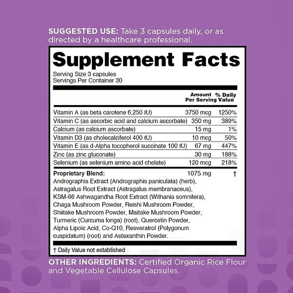Immune+ 90ct [ EXPIRES 09-2026 ] - Image 2