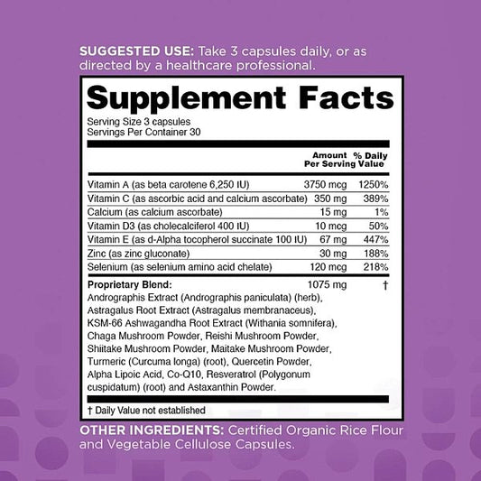 Immune+ 90ct [ EXPIRES 09-2026 ] - Image 2
