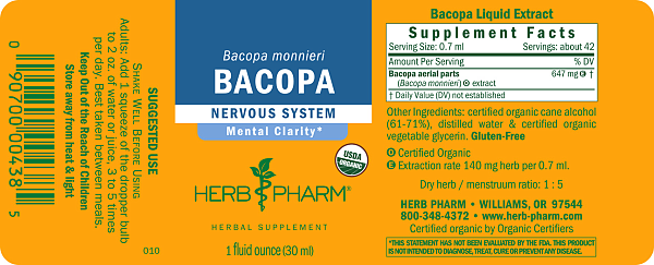 Bacopa Extract, 1 oz - Image 2