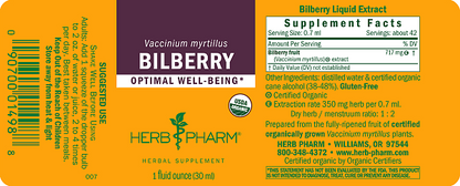Bilberry Extract, 1 oz - Image 2