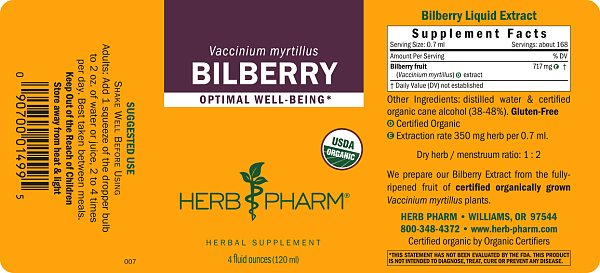 Bilberry Extract, 4 oz - Image 2