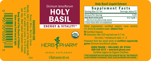 Holy Basil Extract, 1 oz - Image 2