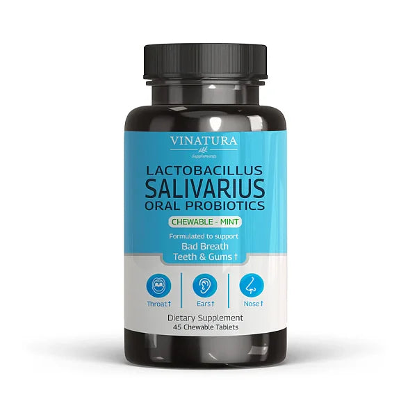Lacto. Salivarius Oral Chewable Probiotics, 45ct (5b CFUs)