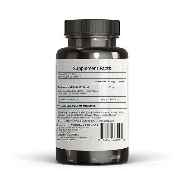 Lacto. Salivarius Oral Chewable Probiotics, 45ct (5b CFUs) - Image 2