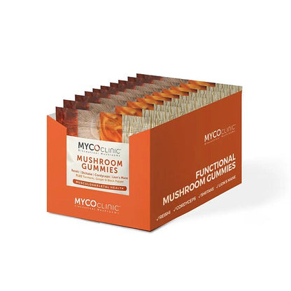 Musculoskeletal Mushroom Gummy Pouches, 6ct x 10 [ EXPIRES 10-2026]