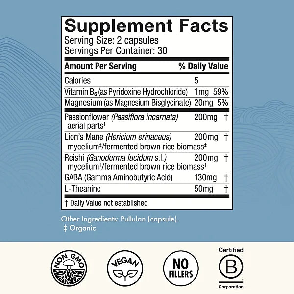 MycoBenefits Sleep Capsules, 60ct - Image 2