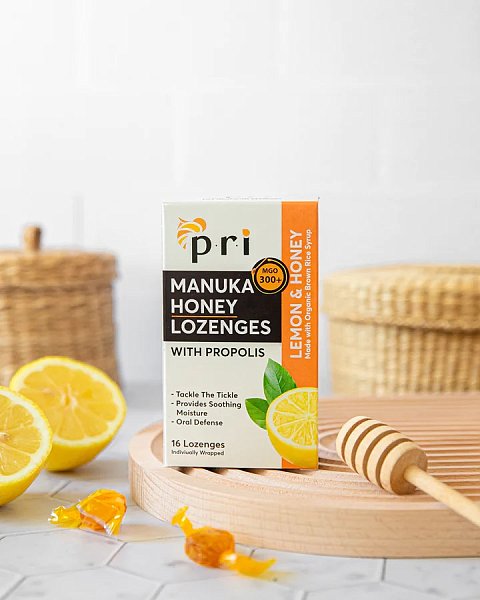 Propolis Lozenges, Lemon & Honey Flavor - 16ct