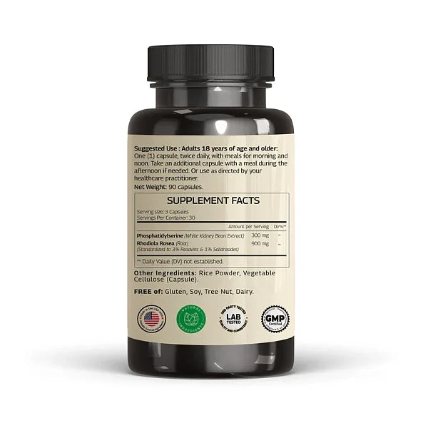PhosphatidylSerine Rhodiola, 90ct - Image 2