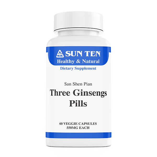 Three Ginsengs Pills (Vegetable Capsules)