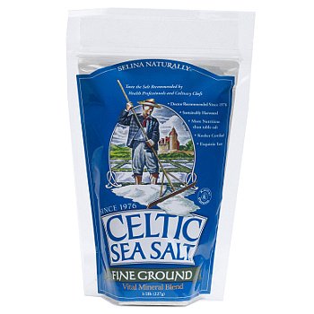 Fine Ground Celtic Sea Salt, 1/2 LB