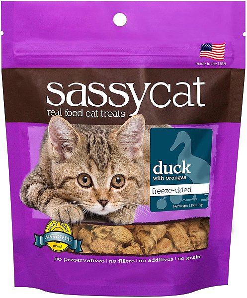 Sassy Cat Treats - Duck & Orange