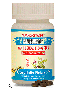 Yan Hu Suo Zhi Tong Pian, Tablets