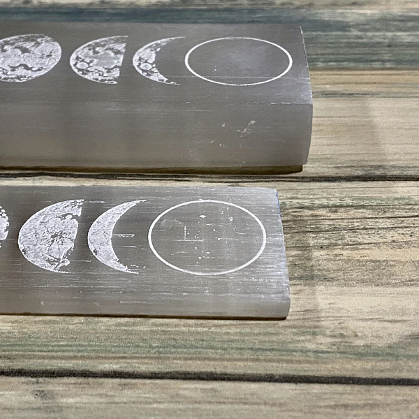 Selenite Charging Platform, Moon Phase - Medium - Image 2