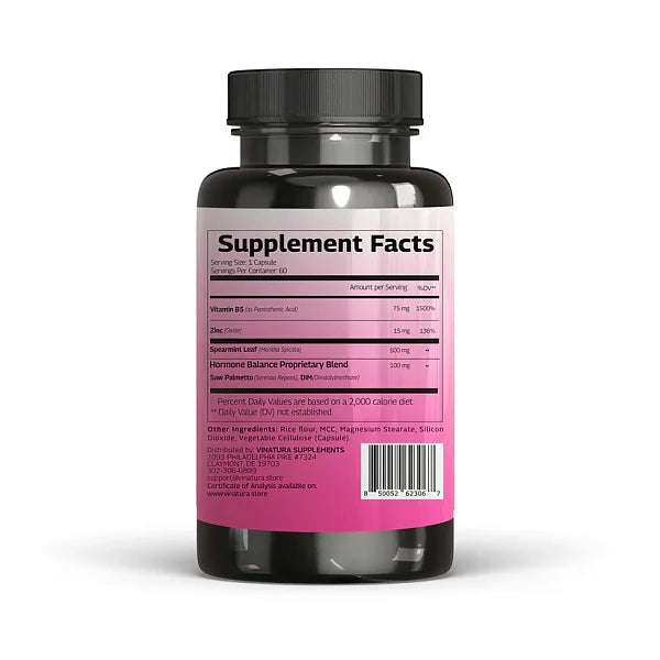 Spearmint, DIM, Saw Palmetto, 60ct - Image 2