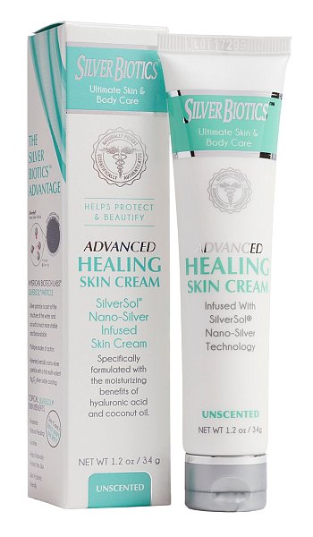Advanced Healing Silver Skin Cream - Unscented, Small