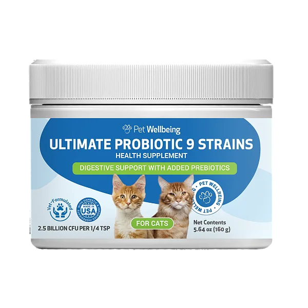 Ultimate Probiotic 9 Strains for Cats, 160g