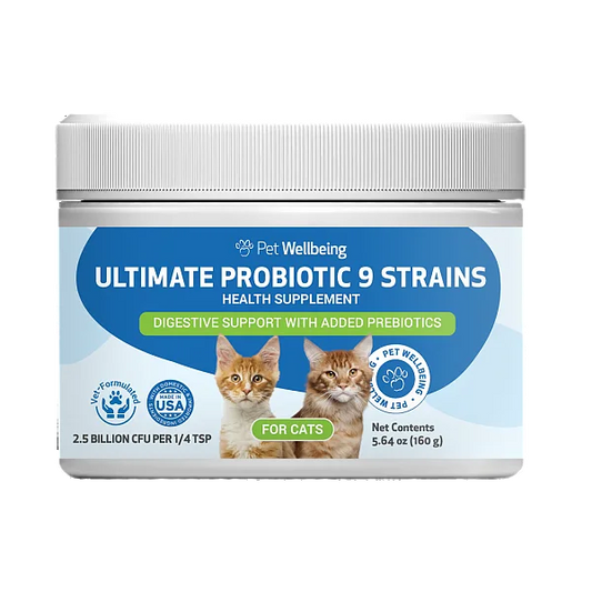 Ultimate Probiotic 9 Strains for Cats, 160g