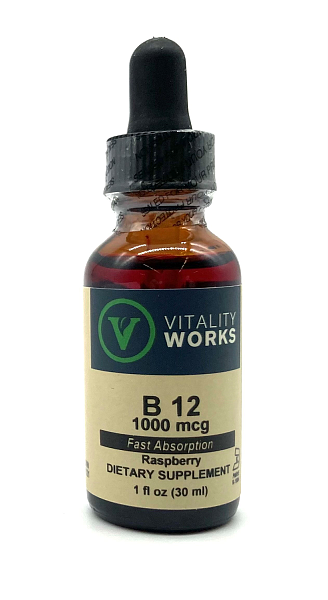 B12 1000 mcg/ml 1oz (raspberry flavor)
