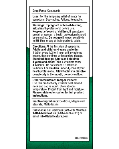 BHI Flu + Tablets, 100ct - Image 3