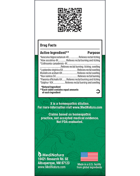 BHI Hemorrhoid Tablets, 100ct - Image 2