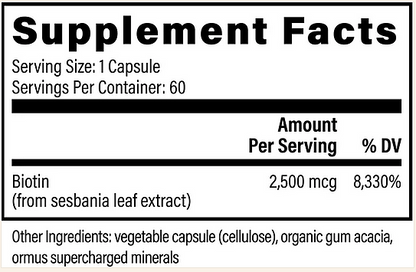 Biotin, 60 cap - Image 2