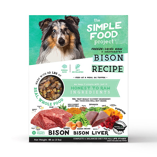 Dog - Bison Recipe, 48oz (3lb)