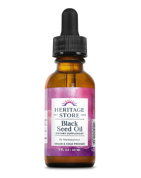 Black Seed Oil (Standardized to 3% thymoquinone), 1oz