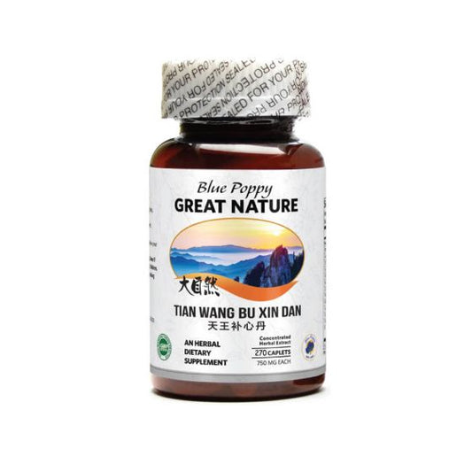 Blue Poppy Great Nature Classics Tian Wang Bu Xin Dan Caplets