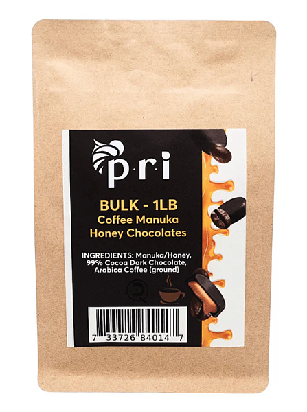 PRI Bulk Manuka Honey Coffee Chocolates (1 lb)
