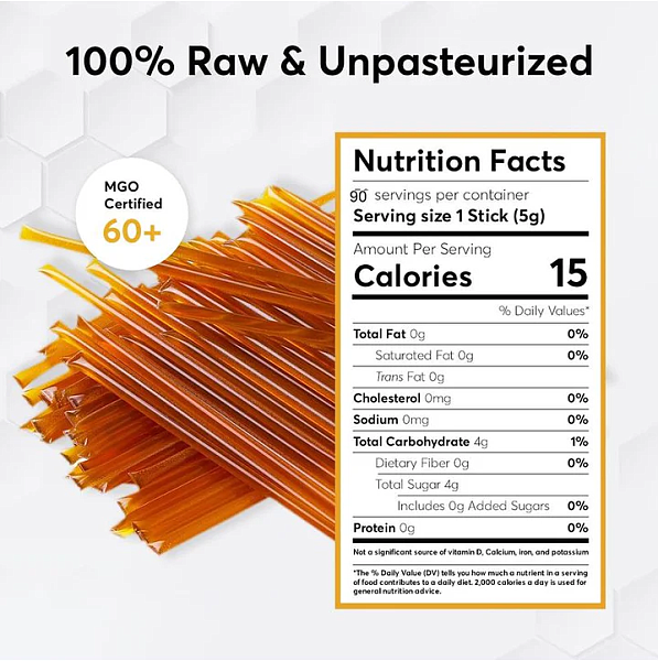 PRI Bulk Manuka Honey Sticks (1 lb) - Image 3