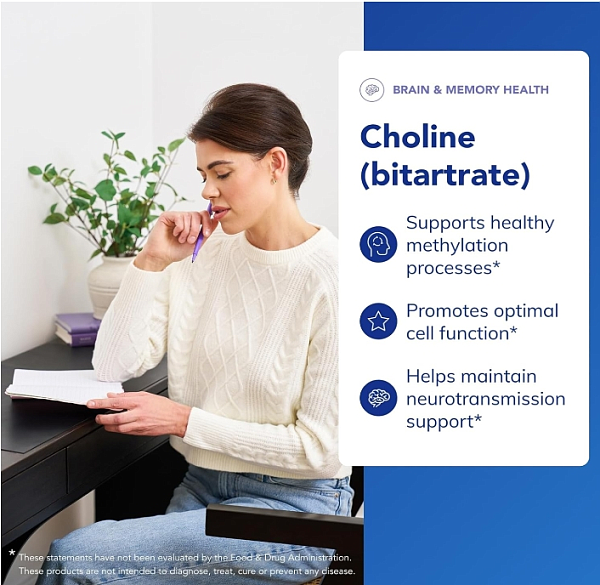 Choline (bitartrate), 100ct - Image 3